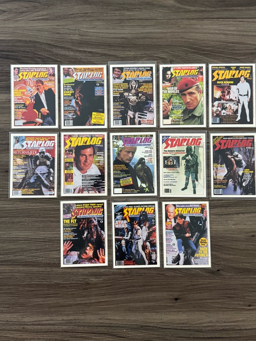 Vintage Starlog Cards